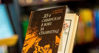 Книжная выставка ко дню сталинградской битвы